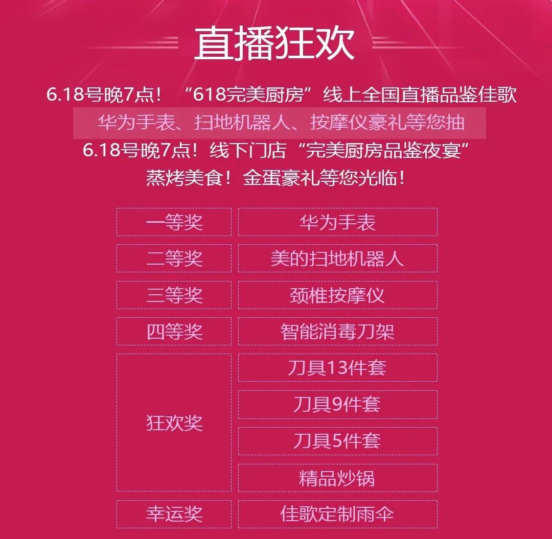 618完美廚房，超值好價帶走佳歌高品質(zhì)廚房八件套！