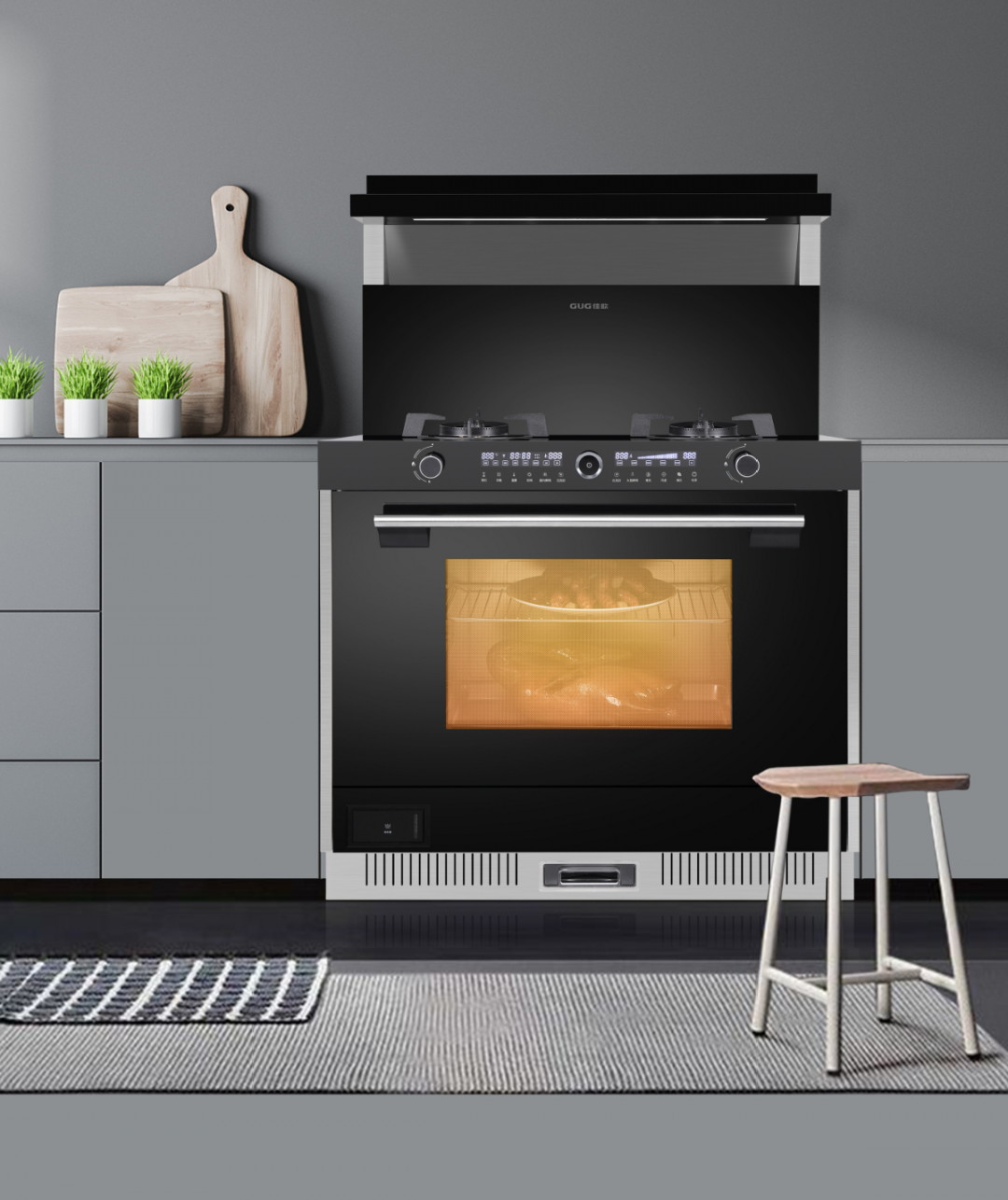 烤箱清潔太復(fù)雜？佳歌蒸烤一體集成灶幫你減負(fù)！