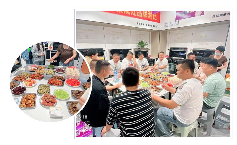 佳歌集成灶河南三門峽小區(qū)團(tuán)購會圓滿成功！