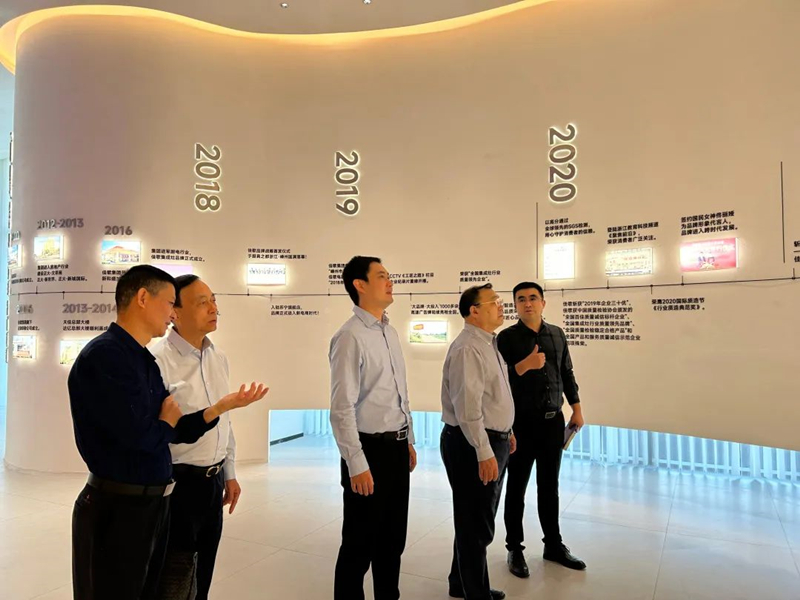 中國五金制品協(xié)會理事長張東立一行蒞臨佳歌二期智能化新工廠參觀考察！