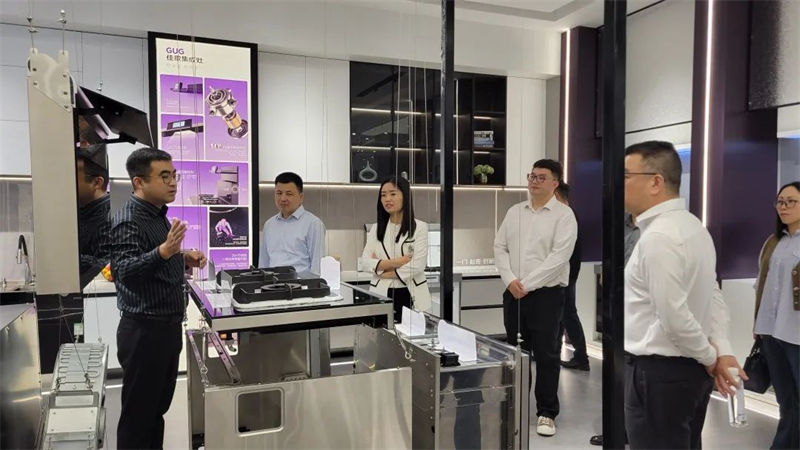 紹興市商務局領導一行蒞臨佳歌二期智能化新工廠參觀考察！