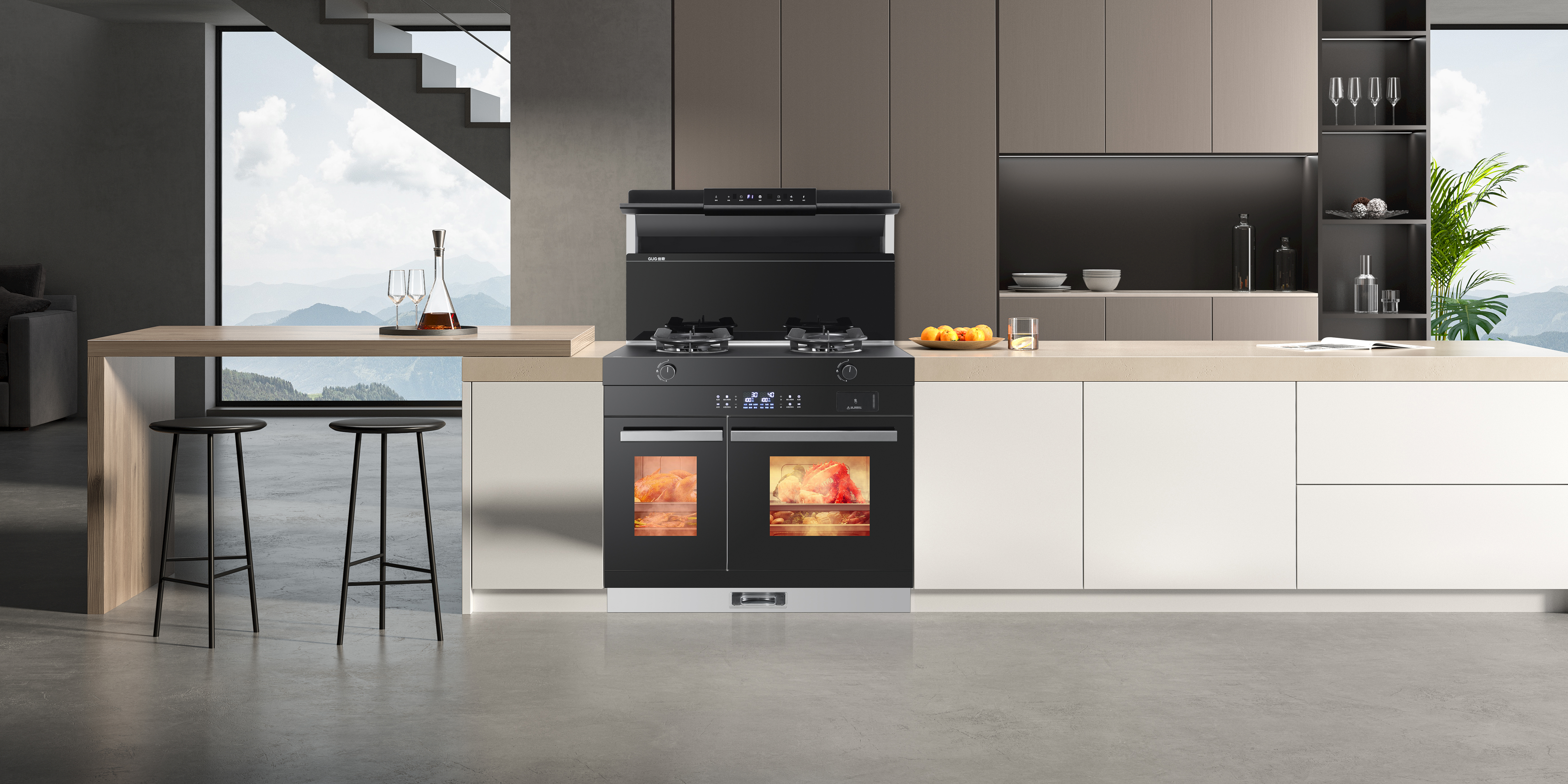 佳歌A3DZK雙蒸一烤集成灶，解鎖烹飪魔法！